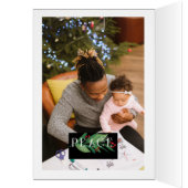 PEACE, prettige kerstfoto (Binnen (Links))