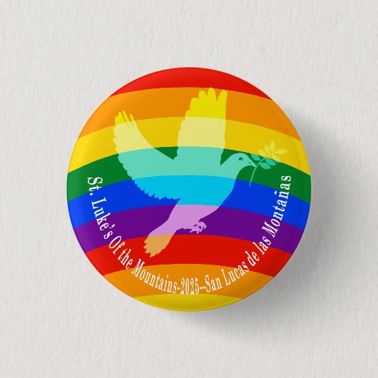 Peace-Pride 2025 Knop V5 Ronde Button 3,2 Cm (Voorkant)