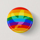 Peace-Pride 2025 Ronde Button 3,2 Cm (Voorkant)