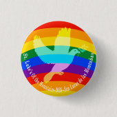 Peace-Pride 2025 Ronde Button 3,2 Cm (Voorkant)