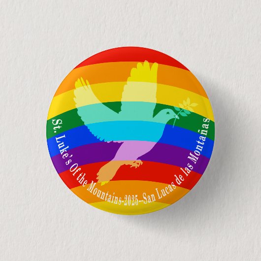 Peace-Pride 2025 Ronde Button 3,2 Cm (Voorkant)