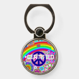 PEACE PRIDE #GECERTIFICEERDE TELEFOONRINGSTANDAARD TELEFOONRING