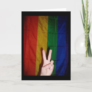 "Peace & Pride" Gefeliciteerd Kaart