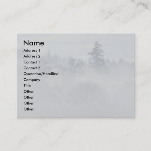 Peace Profile Card Visitekaartje (Voorkant)