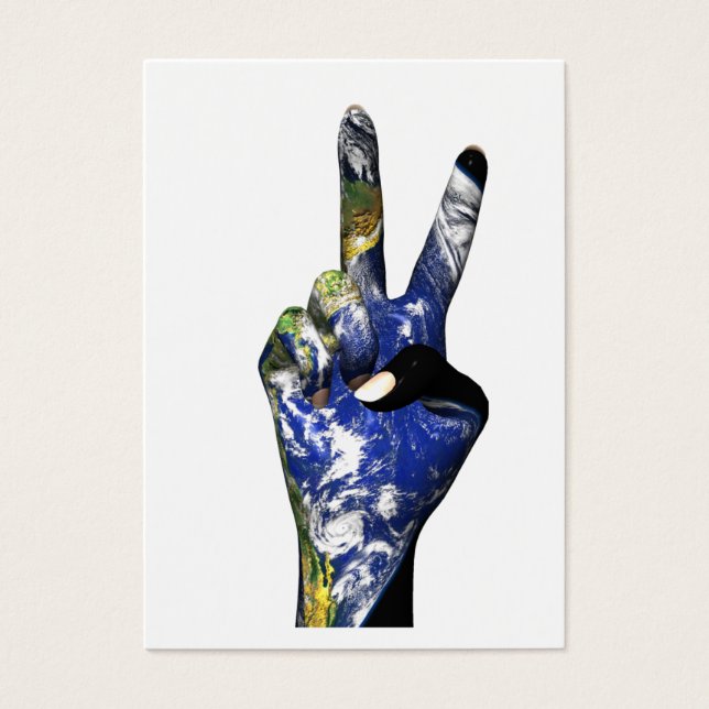Peace Profile Card Visitekaartje (Voorkant)