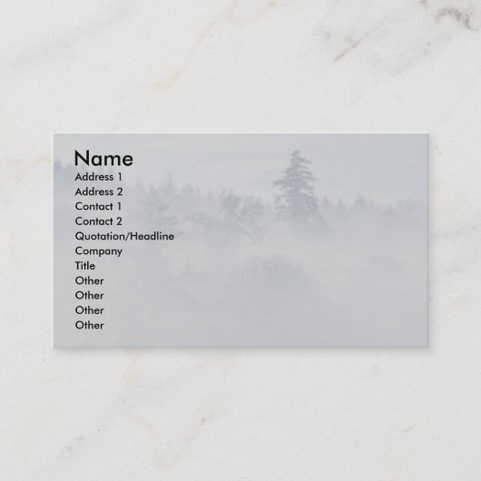 Peace Profile Card Visitekaartje (Voorkant)