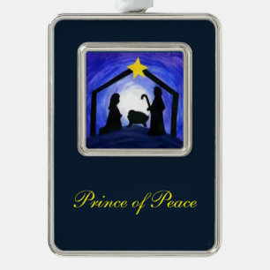 Peace-programma - siervoorwerpen verzilverd omlijst ornament