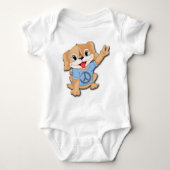 Peace Puppy Romper (Voorkant)