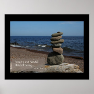 Peace quote-poster poster