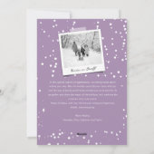 Peace Rainbow Glow Typografie Minimalistische foto Feestdagenkaart (Achterkant)