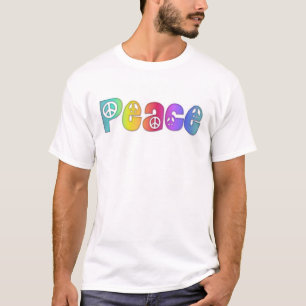Peace Rainbow-kleuren T-Shirt, S M L XL 1X 2X 3X T-shirt