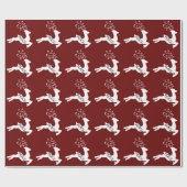 Peace Rendier Cadeaupapier (Vlak)