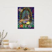 Peace Retro Poster (Keuken)