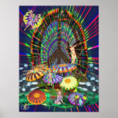 Peace Retro Poster (Voorkant)