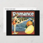 Peace River Fruit Company Crate Label Briefkaart (Voorkant / Achterkant)