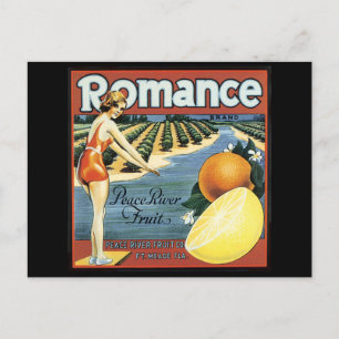 Peace River Fruit Company Crate Label Briefkaart