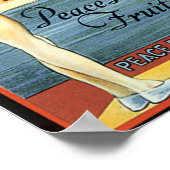 Peace River Fruit Company Crate Label - Poster (Hoek)