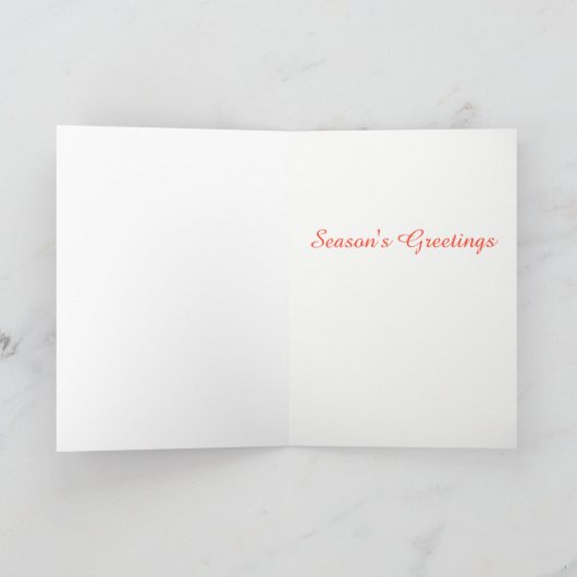 Peace Robin leuke kerstkaart Feestdagen Kaart (Binnen)