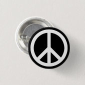 Peace Ronde Button 3,2 Cm (Voorkant /achterkant)