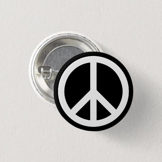 Peace Ronde Button 3,2 Cm (Voorkant /achterkant)