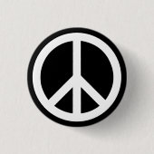 Peace Ronde Button 3,2 Cm (Voorkant)