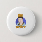 Peace Ronde Button 5,7 Cm (Voorkant)