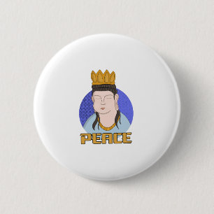 Peace Ronde Button 5,7 Cm