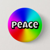 Peace Ronde Button 5,7 Cm (Voorkant)