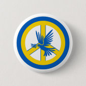 Peace Ronde Button 5,7 Cm (Voorkant)