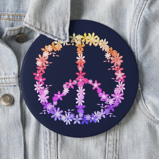 Peace Ronde Button 6,0 Cm (In situ)