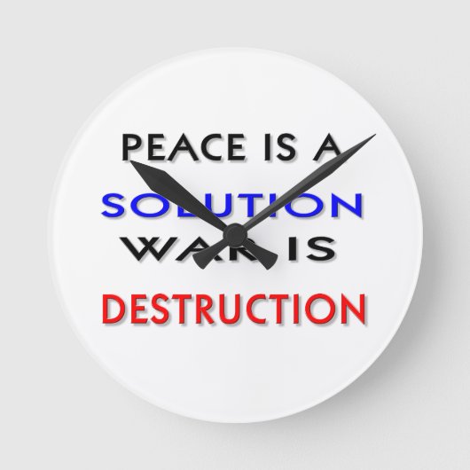 Peace Ronde Klok (Voorkant)