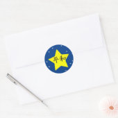 Peace Ronde Sticker (Envelop)