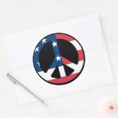 Peace Ronde Sticker (Envelop)