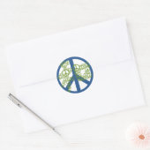 Peace Ronde Sticker (Envelop)
