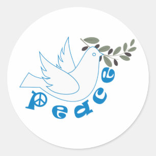 Peace Ronde Sticker