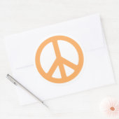 Peace Ronde Sticker (Envelop)