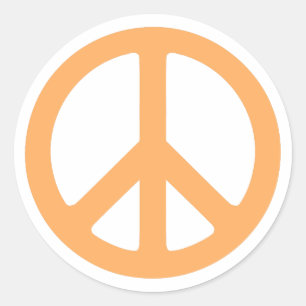 Peace Ronde Sticker