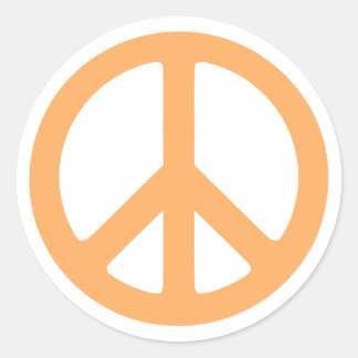 Peace Ronde Sticker