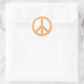 Peace Ronde Sticker (Tas)