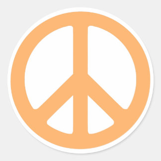 Peace Ronde Sticker