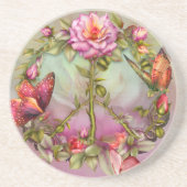 Peace Roos Art Onderzetter (Voorkant)