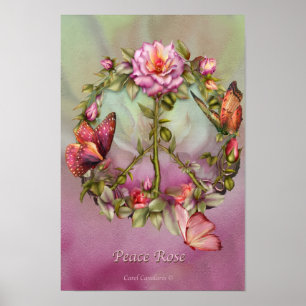 Peace Roos Art Poster/Print Poster