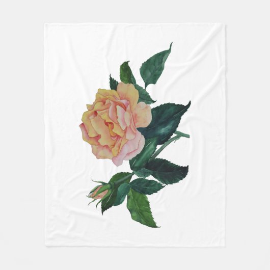 peace roos fleecy blanket fleece deken (Voorkant)
