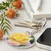 Peace Roos Foto Sleutelhanger (Voorkant Rechts)