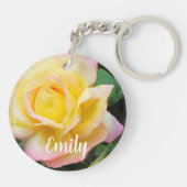 Peace Roos Foto Sleutelhanger (Achterkant)