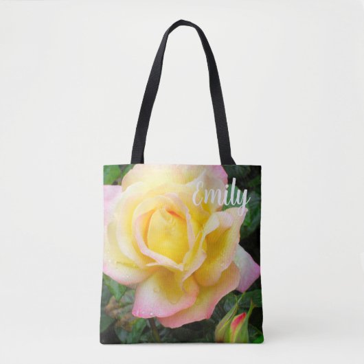 Peace Roos Foto Tote Bag (Voorkant)