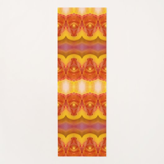Peace Roos Ikat 3 Yogamat (Voorkant)
