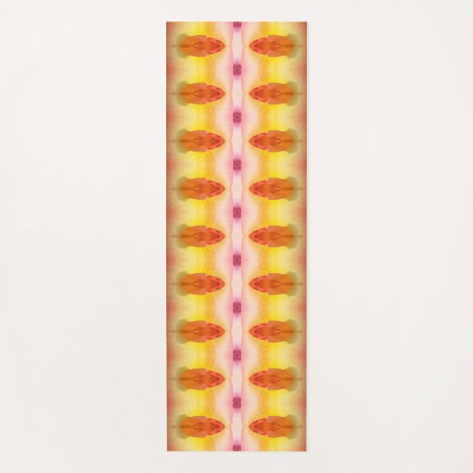 Peace Roos Ikat 5 Yogamat (Voorkant)