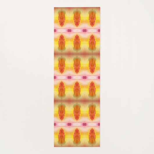 Peace Roos Ikat 5 Yogamat (Achterkant)