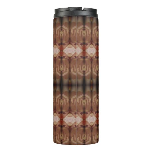 Peace Roos Ikat 6 Thermosbeker (Achterkant)